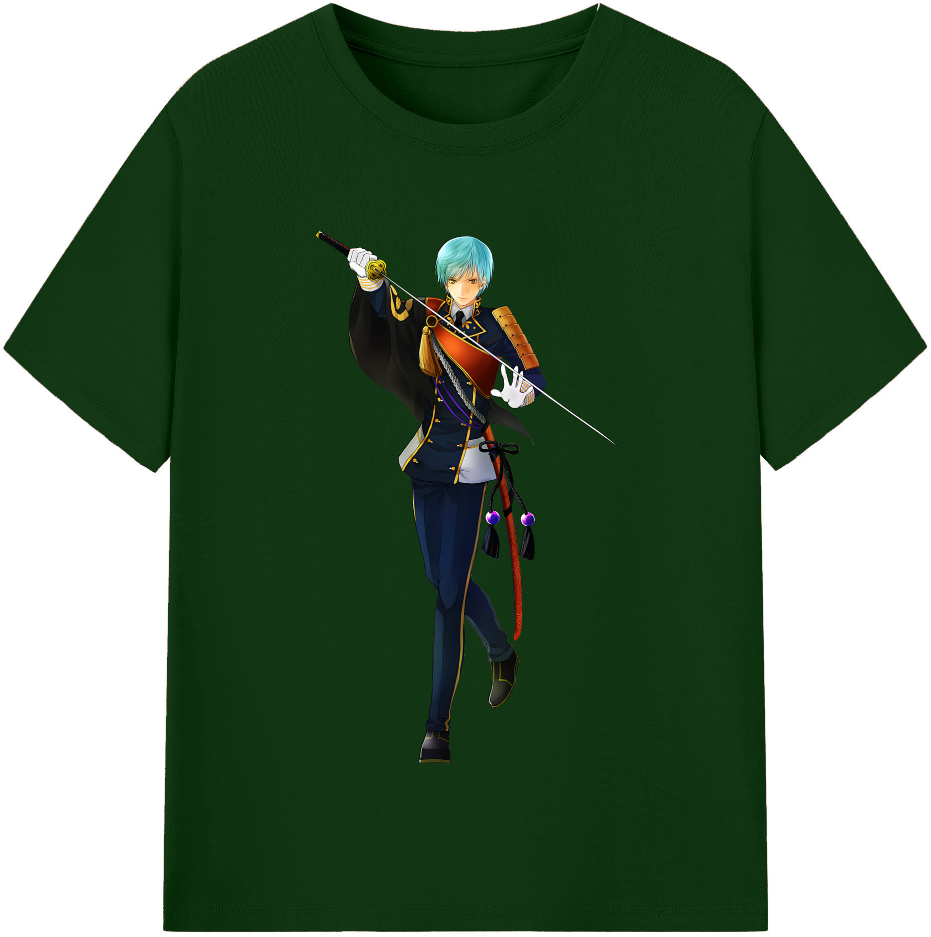 （画像用） 刀剣乱舞 Touken Ranbu 綿100％半袖Tシャツ（フロントプリント）